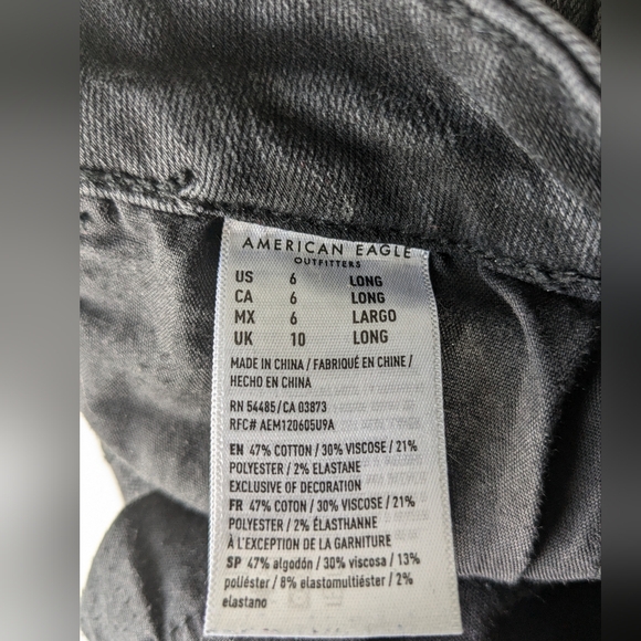 Black High Rise Jegging- American Eagle - Picture 4 of 5